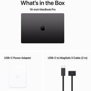 Apple MacBook Pro (2023) 16.2 in. Notebook with Apple Intelligence, Apple M3 Pro 12-Core CPU, 18-Core GPU, 18 GB RAM, 512 GB SSD, up to 22 Hrs. of Battery Life & Mac OS - Space Black, , hires
