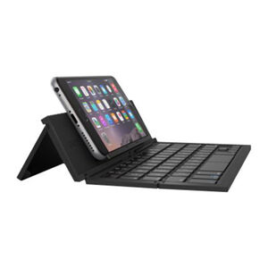 ZAGG Foldable Wireless Pocket Keyboard Universal for Smartphones, Small Tablets, Apple and Android Devices - Black, , hires