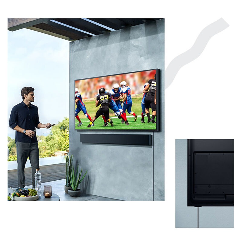 Outdoor Qled 4k 2160p Uhd Smart Tv, Samsung 55 Inch Tv Outdoor Cover
