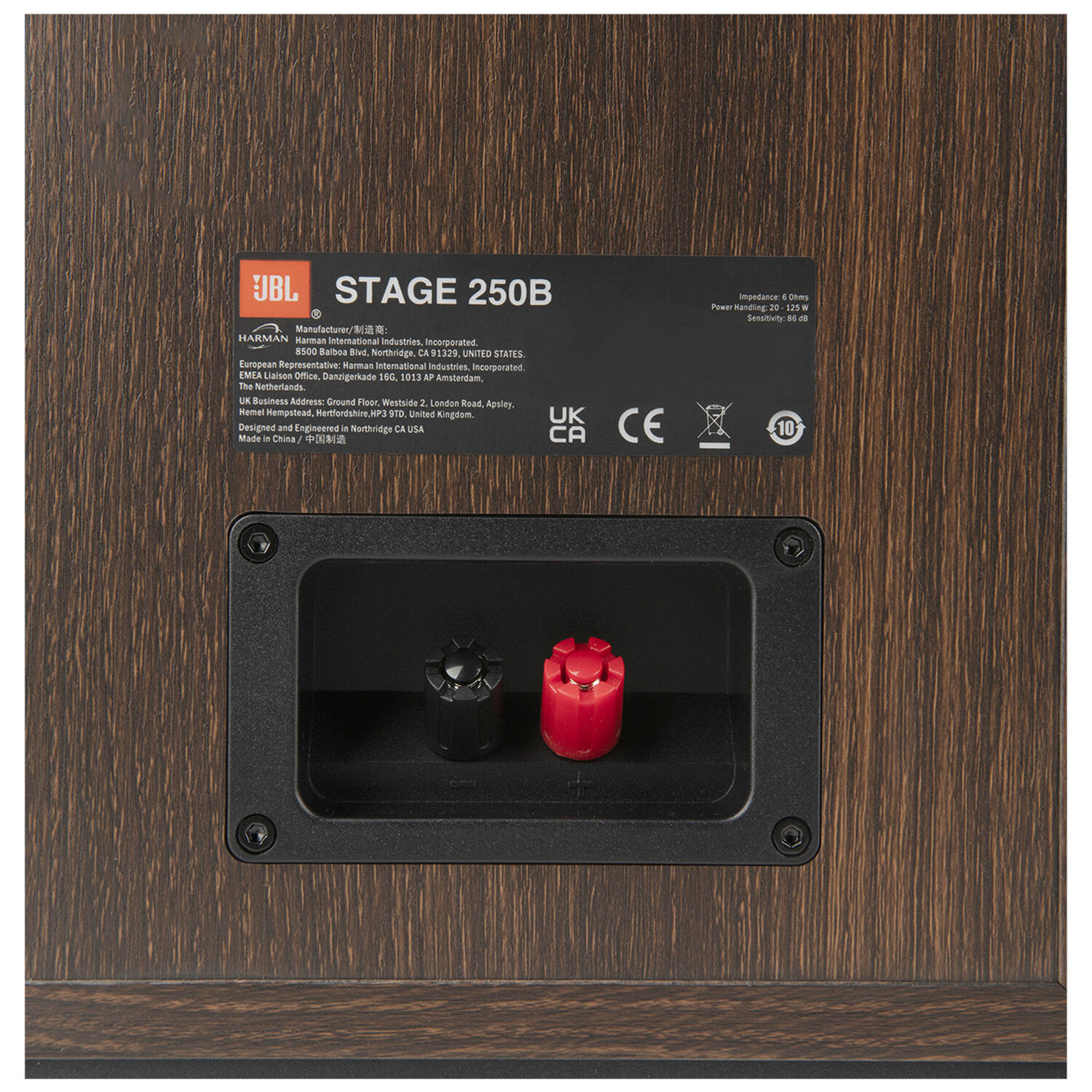 JBL Stage 250B 2 Way 5.25 in. (130 mm) Bookshelf Loudspeakers
