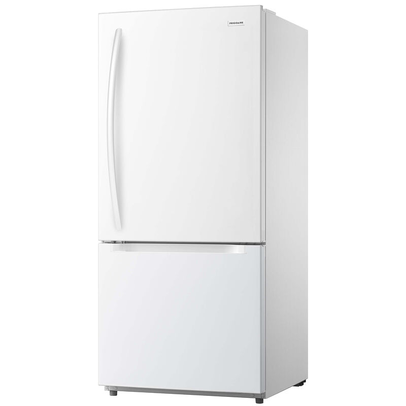 Frigidaire 30 in. 18.7 cu. ft. Garage-Ready Bottom Freezer Refrigerator - White, White, hires
