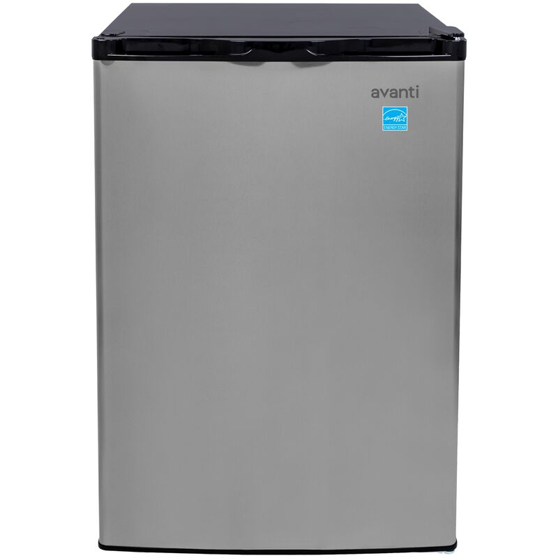 Avanti 21 in. 4.5 cu. ft. Mini Fridge with Freezer Compartment - Stainless Steel, , hires