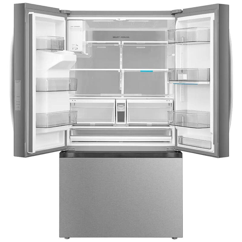 Midea 36 in. 29.3 cu. ft. Smart Garage-Ready French Door Refrigerator with One Touch Auto Fill Water Dispenser - Stainless Steel, , hires