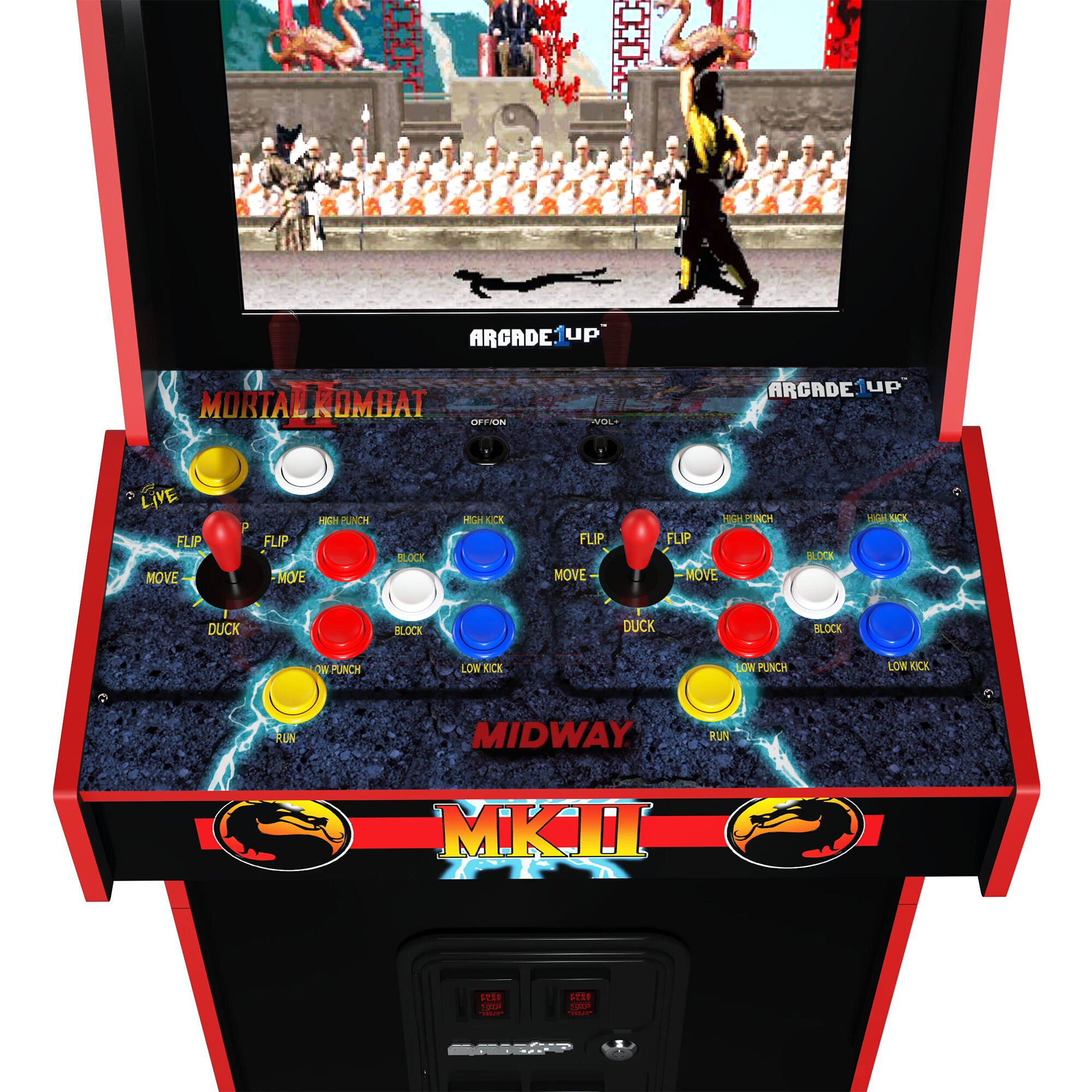 Arcade1up Mortal Kombat II Deluxe Arcade Game | P.C. Richard & Son