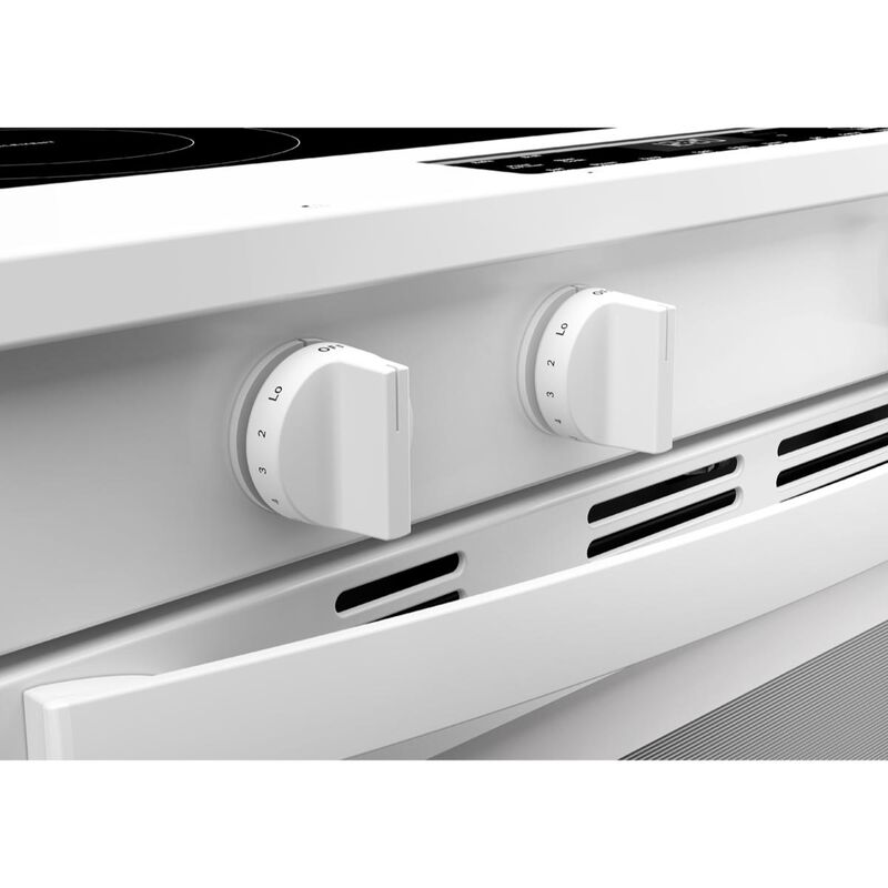 Whirlpool 30 in. 5.3 cu. ft. Smart Air-Fry Electric Range with Radiant Burners - White, , hires