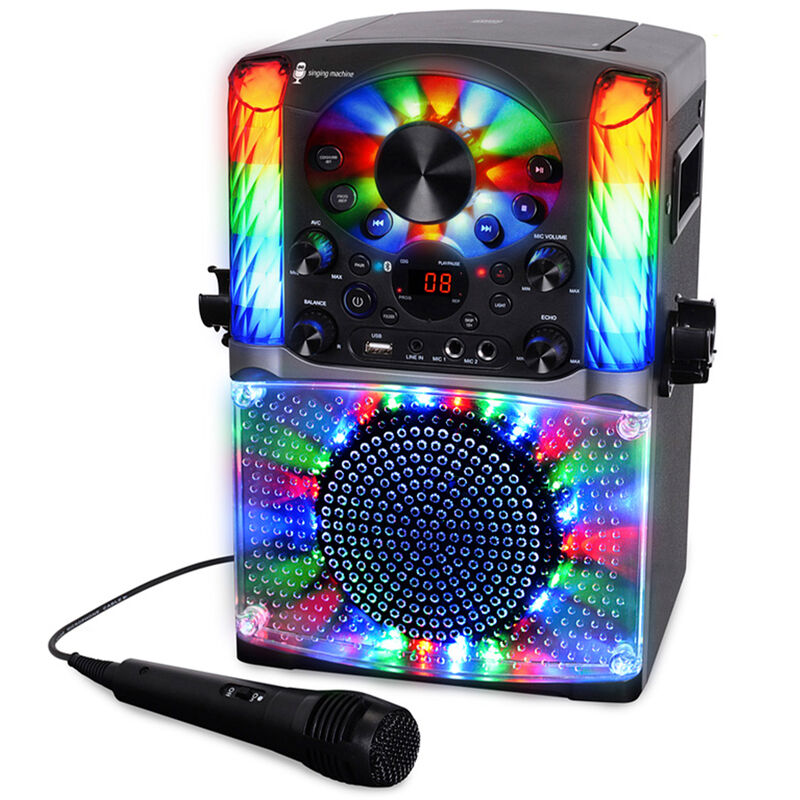 Singing Machine Bluetooth Karaoke System with CDG - Black, , hires