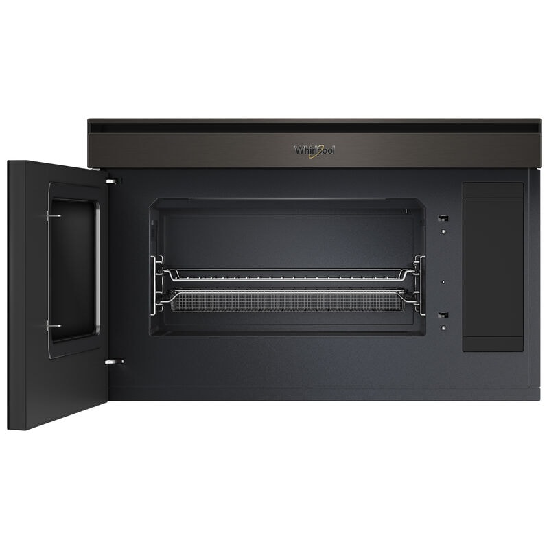 Whirlpool 30 in. 1.1 cu. ft. 1000W Smart Built-In Microwave with Convection & Sensor Cooking - Black Stainless, , hires