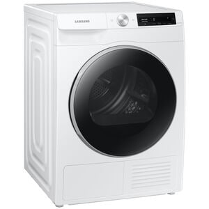 Samsung 24 in. 4.0 cu. ft. Smart Stackable Ventless Electric Dryer with Heat Pump, Sensor Dry & Sanitize Cycle - White, , hires