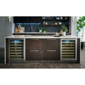 Monogram 24 in. 5 cu. ft. Double Refrigerator Drawers - Custom Panel Ready, , hires