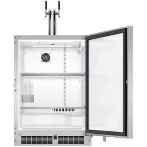 DCS 24 in. 5.7 cu. ft. Beer Dispenser with 2 Taps, Digital Controls & Digital Thermostat - Stainless Steel, , hires