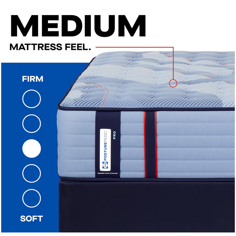 Sealy Reno Posturepedic Pro Medium Innerspring Twin Size Mattress, , hires