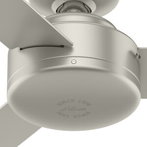 Hunter Presto 52 in. Ceiling Fan and Wall Control - Matte Nickel, Matte Nickel, hires