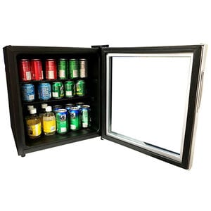 Avanti 19 in. 1.6 cu. ft. Freestanding Beverage Center with Removable Shelves & Knob(s) Control - Black, , hires