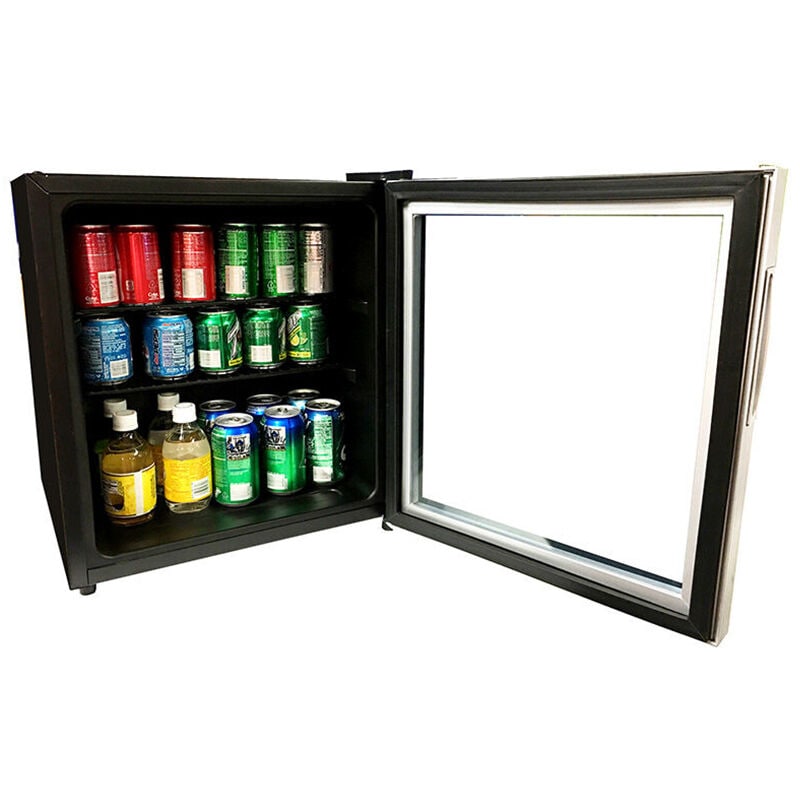 Avanti 19 in. 1.6 cu. ft. Freestanding Beverage Center with Removable Shelves & Knob(s) Control - Black, , hires