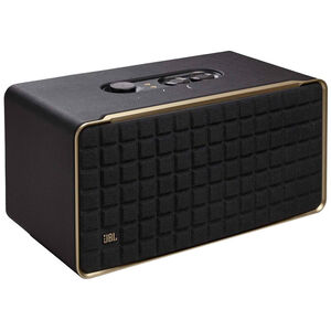 JBL Authentics 500 Hi-Fidelity Smart Home Speaker with Wi-Fi, Bluetooth & Voice Assistants with Retro Design - Black, , hires