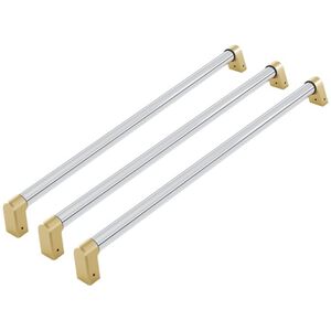Bertazzoni Master Series Handle Kit for 36" French Door Refrigerator RFD36FZN - Stainless Steel with Gold Accents
