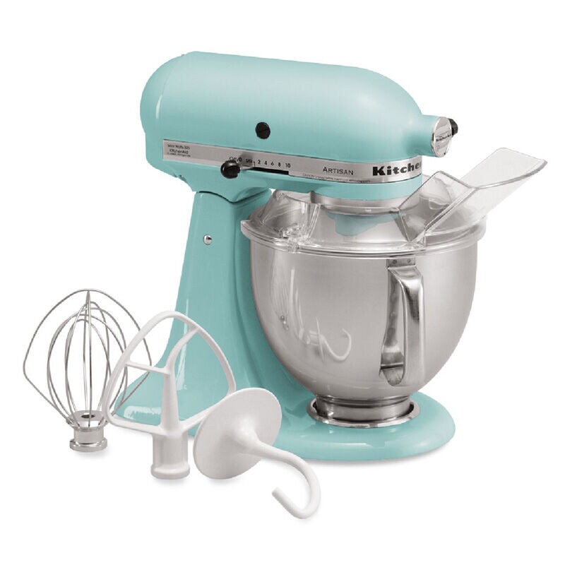 Håndværker jord hellig KitchenAid Artisan 10-Speed 5 Quart Tilt-Head Electric Stand Mixer - Aqua  Sky | P.C. Richard & Son