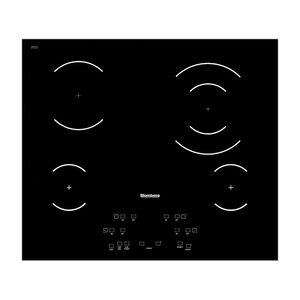 Blomberg 24 in. 4-Burner Electric Cooktop with Knob Controls - Black, , hires