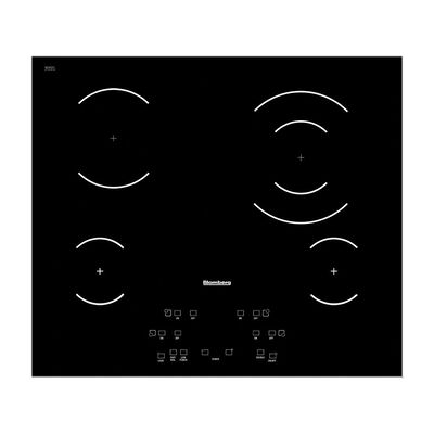 Blomberg 24 in. 4-Burner Electric Cooktop with Knob Controls - Black | CTE24410