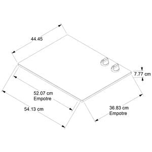 Whirlpool 15 in. 2-Burner Electric Cooktop with Simmer Burner - Black, Black, hires