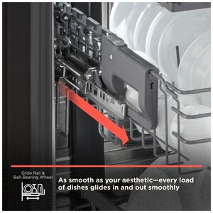 LG Studio 24 in. Top Control Flush-Mount Smart Dishwasher with 39 dBA Sound Level, 3rd Rack & Dynamic Heat Dry with AutoVent Dry - PrintProof Stainless Steel, , hires
