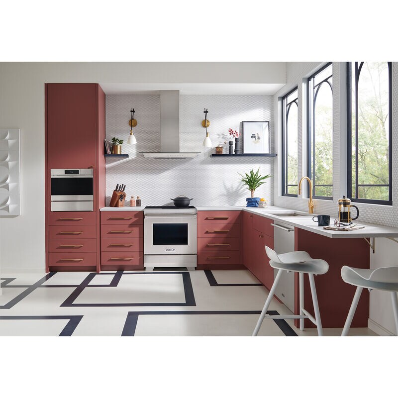 Wolf M Series 24 in. 1.7 cu. ft. Steam Electric Single Wall Oven with Standard Convection - Stainless Steel, , hires