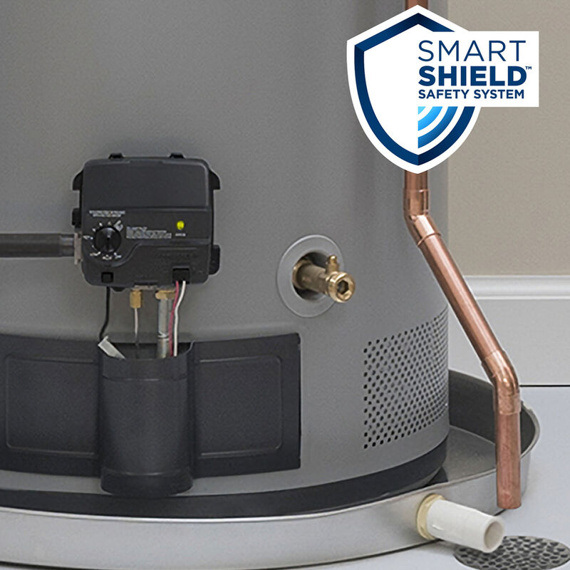 GE RealMax Choice Natural Gas 50 Gallon Tall Water Heater with 8-Year Parts Warranty, , hires