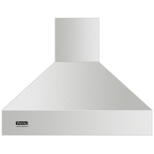 Viking 5 Series 42 in. Chimney Style Range Hood with Ducted Venting & 2 LED Lights - Stainless Steel, , hires
