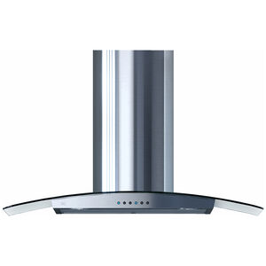 XO 30 in. Chimney Style Range Hood with 3 Speed Settings, 600 CFM, Convertible Venting & 2 LED Lights - Stainless Steel, , hires
