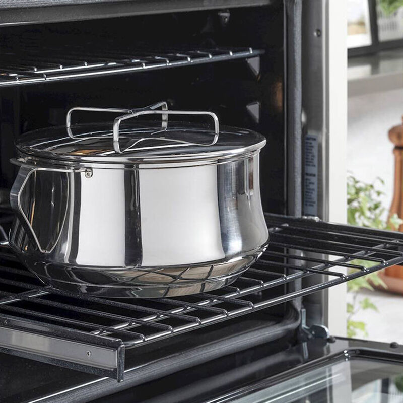 Cafe Professional Series 27 in. 8.6 cu. ft. Smart Top Control Electric Double Wall Oven with True European Convection - Stainless Steel, , hires