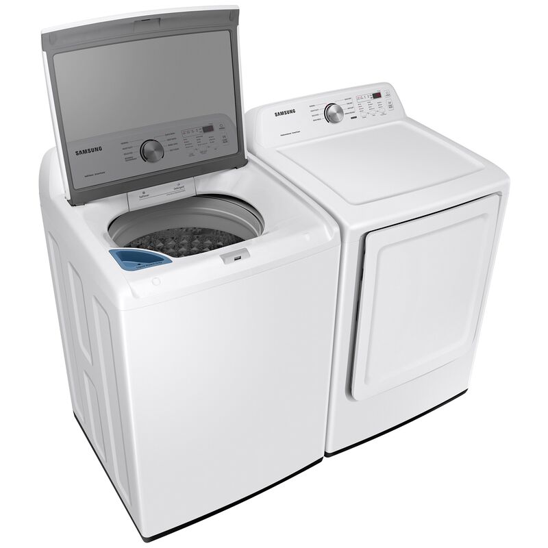 Samsung 27 in. 7.2 cu. ft. Electric Dryer with Delicate Cycle & Sensor Dry - White, , hires