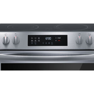 Frigidaire 30 in. 5.3 cu. ft. Convection Oven Freestanding Electric Range with 5 Smoothtop Burners - Stainless Steel, , hires