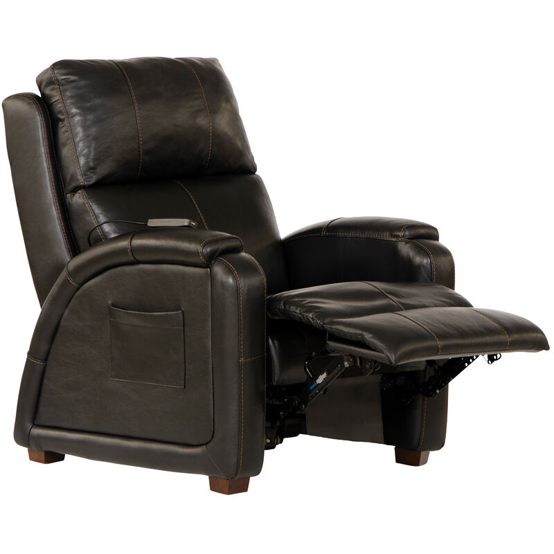 Catnapper Reliever Power Headrest Power Lay Flat Recliner w/CR3 Heat/Massage/Lumbar/Zero Gravity - Gunmetal, , hires