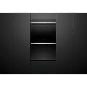 Fisher & Paykel Series 9 30 in. 8.2 cu. ft. Smart Top Control Electric Double Wall Oven with Standard Convection - Stainless Steel, , hires