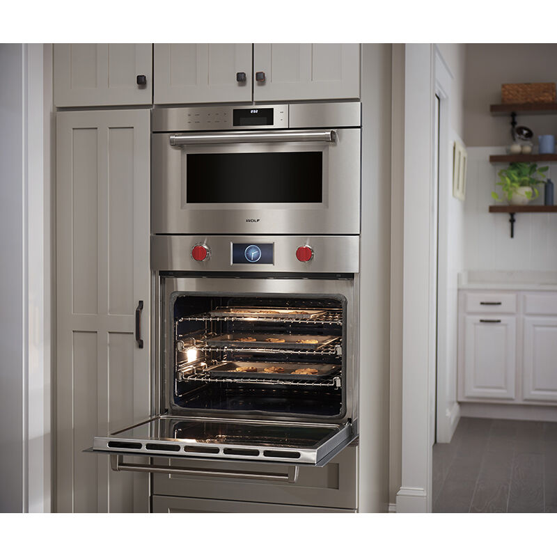 Wolf E Series 24 in. 1.8 cu. ft. Electric Wall Oven with Standard Convection - Stainless Steel, , hires