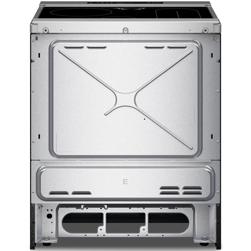 KitchenAid 30 in. 6.4 cu. ft. Air-Fry True European Convection Steam Oven Slide-In Electric Range with 4 Induction Burners - Stainless Steel with PrintShield Finish, , hires