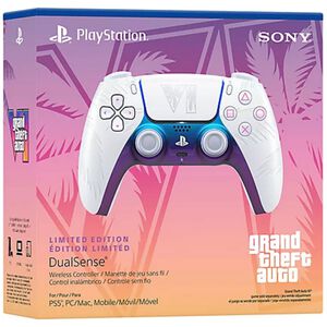 Sony PS5 DualSense Wireless Controller - Grand Theft Auto VI Limited Edition - White, , hires