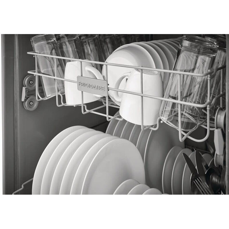 Frigidaire 24 in. Front Control Dishwasher with 62 dBa Sound Level & Pocket - Black, Black, hires