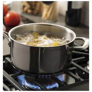 GE 30 in. 5 cu. ft. Gas Range with 5 Sealed Burners & Griddle - Black, Black, hires