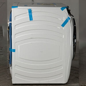 GE Profile 28 in. 5.3 cu. ft. Smart Stackable Front Load Energy Star Washer with UltraFresh Vent System+, Sanitize & Steam Cycle - White (Open Box Good Condition), , hires