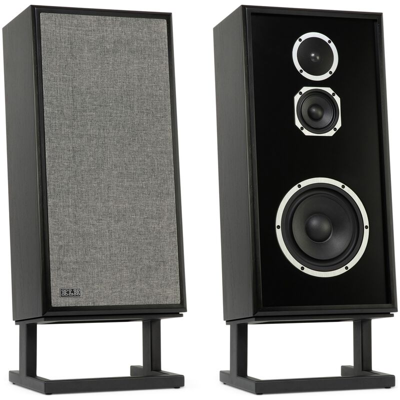 KLH Model Four 8" Three-Way Acoustic Suspension Loudspeaker System - Black Ash, , hires