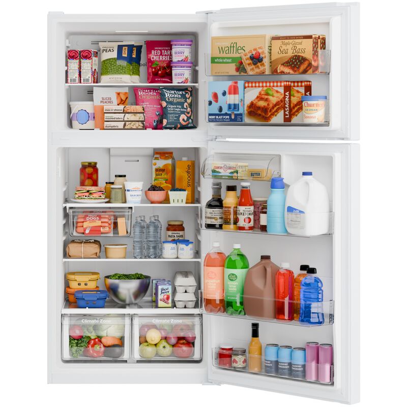 GE 30 in. 19.0 cu. ft. Garage-Ready Top Freezer Refrigerator - White, White, hires