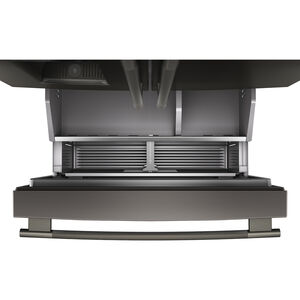 KitchenAid 36 in. 23.1 cu. ft. Smart Counter Depth French Door Refrigerator with Ice & Water Dispenser - Black Ore, Black Ore, hires