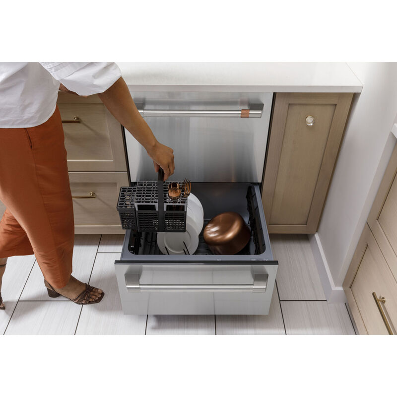 Cafe 24 in. Top Control Dishwasher with 49 dBa Sound Level - Matte Black, , hires