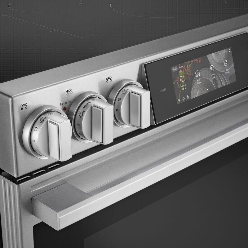 LG Signature 30 in. 6.3 cu. ft. Smart Air-Fry True European Convection Slide-in Electric Range with 4 Induction Burners & 1 Radiant Burner - PrintProof Stainless Steel, , hires