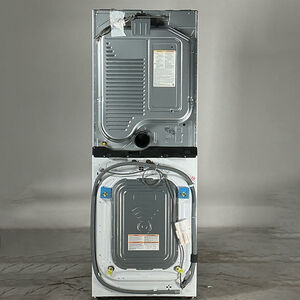 LG WashTower 27" Gas Stackable Front Loading Pair Combo with 4.5 Cu. Ft. Washer with 10 Wash Programs & 7.4 Cu. Ft. Dryer with 9 Dryer Programs, Sensor Dry & Wrinkle Care - White (Open Box Excellent Condition), , hires