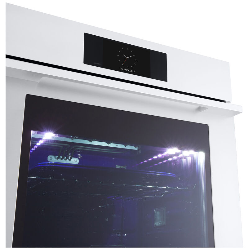 Signature Kitchen Suite Transitional 30 in. 9.4 cu. ft. Smart Top Control SteamElectric Double Wall Oven with True European Convection - Stainless Steel, , hires