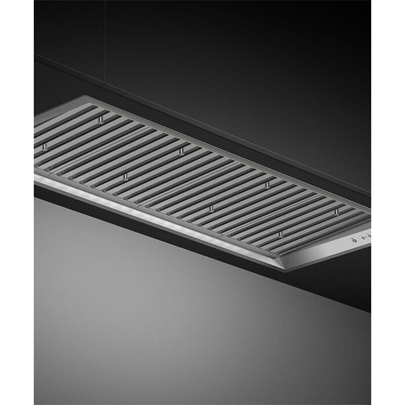 Fisher & Paykel Series 9 48 in. Ducted Standard Style Range Hood with 1100 CFM, 5 Fan Speeds & 1 LED Light - Stainless Steel, , hires