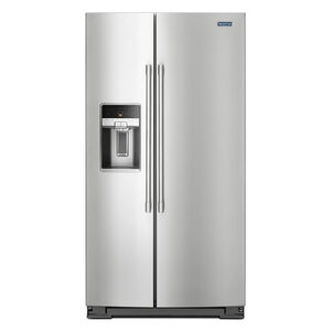 Maytag 36 in. 20.6 cu. ft. Counter Depth Side-by-Side Refrigerator with External Ice & Water Dispenser- Stainless Steel, , hires