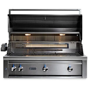 Lynx Professional 42 in. 3-Burner Built-In Natural Gas Grill with Rotisserie & Smoker Box - Stainless Steel, , hires